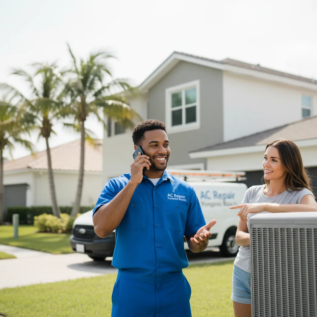 AC Repair Pompano Beach customer support in Fritch